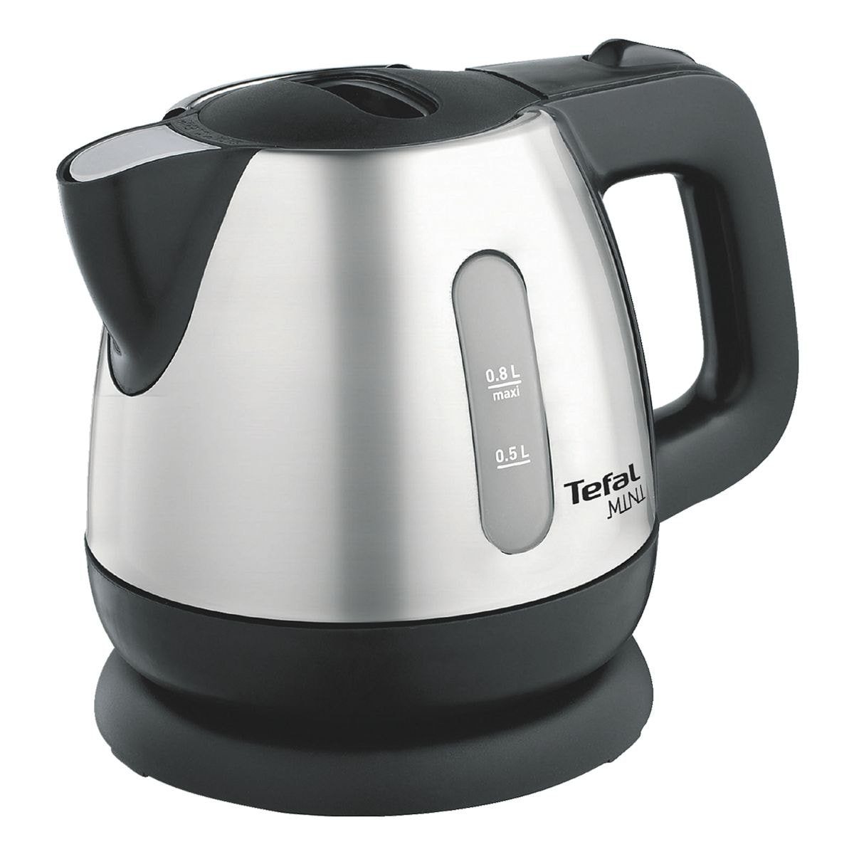 Tefal Wasserkocher BI8125 Mini, 0.8 l, 2200 W, 0,8 Liter, 2200 Watt, mit Abdeckung am Wasserauslass, kabellos