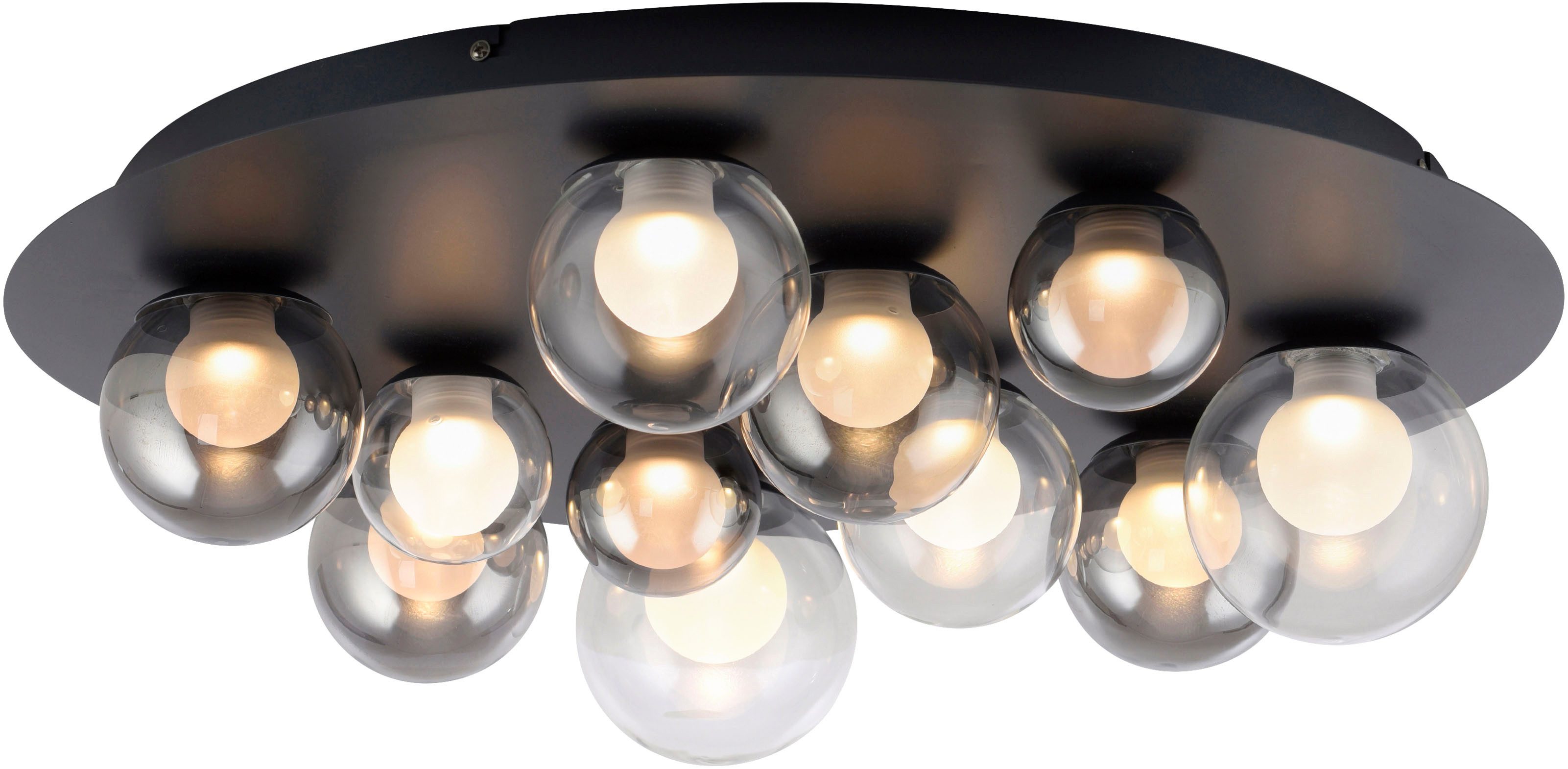 Neuhaus PURE LED Deckenleuchte PURE Popup, CCT - über Fernbedienung, LED fest integriert, warmweiß - kaltweiß, Stufenloses dimmen, CCT, Fernbedienung, Memoryfunktion