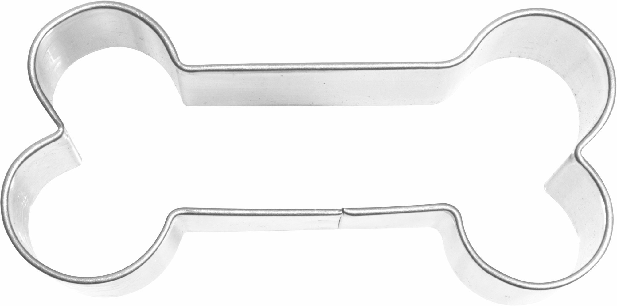 Birkmann Ausstechform Knochen, Edelstahl, 6 cm x 3 cm x 2,2 cm