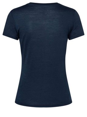 SUPER.NATURAL Funktionsshirt Merino T-Shirt W BASE TEE 140 atmungsaktiver Merino-Materialmix
