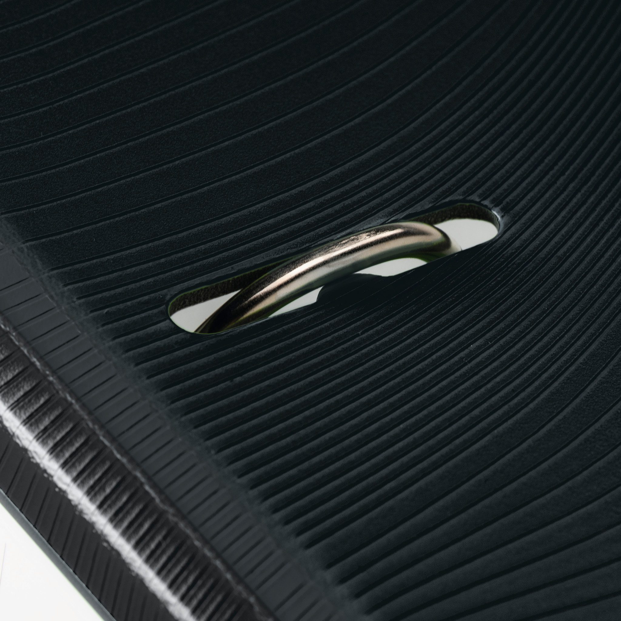 BRUNNEN Aktenordner Brunnen Ordner Ringbuchordner PP A4 Wave onyx 7 cm