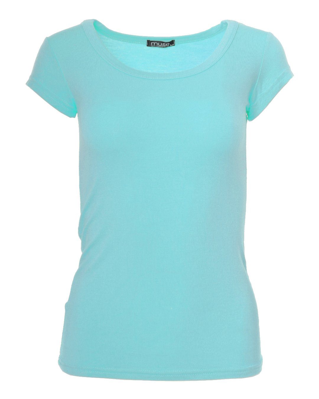Muse T-Shirt Basic Kurzarm T-Shirt Skinny günstig online kaufen