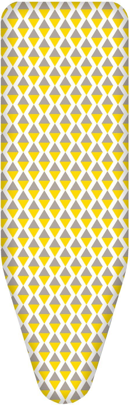 Bischof Colombo Bügelbrettbezug TRIANGOLO GIALLO, 140 x 55 cm