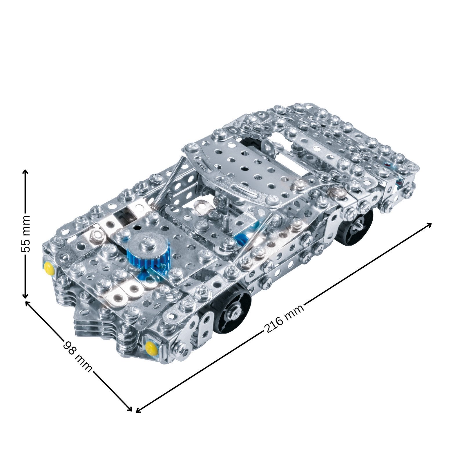 Eitech eitech Speed Racer - Modell 5, 00234 Metallbaukasten, (Konstruktionsspielzeug, 590 St., Bausatz), Modellbausatz