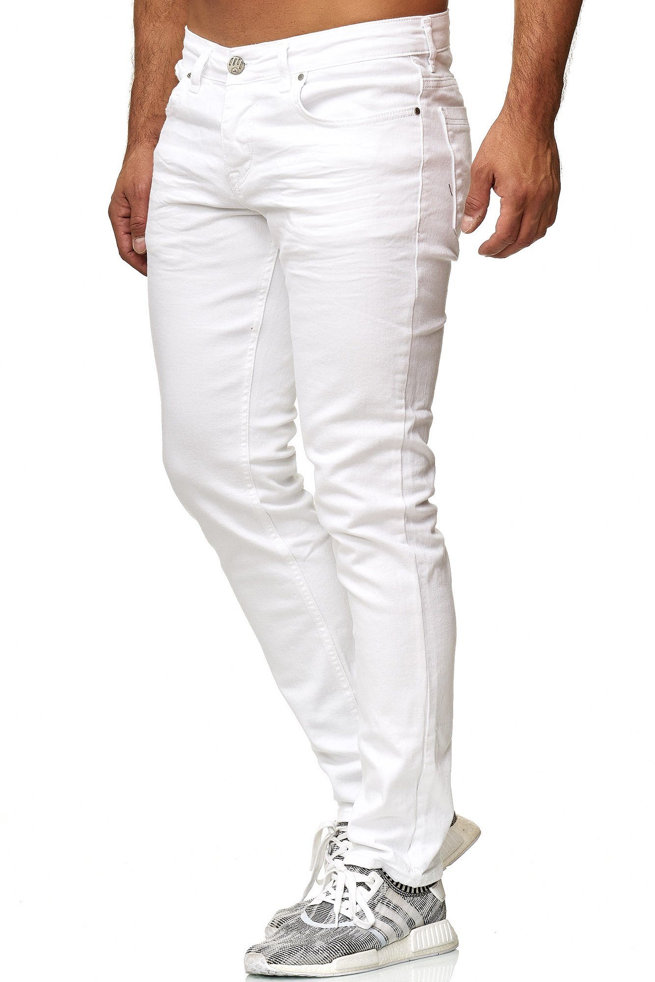 Tazzio Slim-fit-Jeans 16533 Stretch mit Elasthan weiß