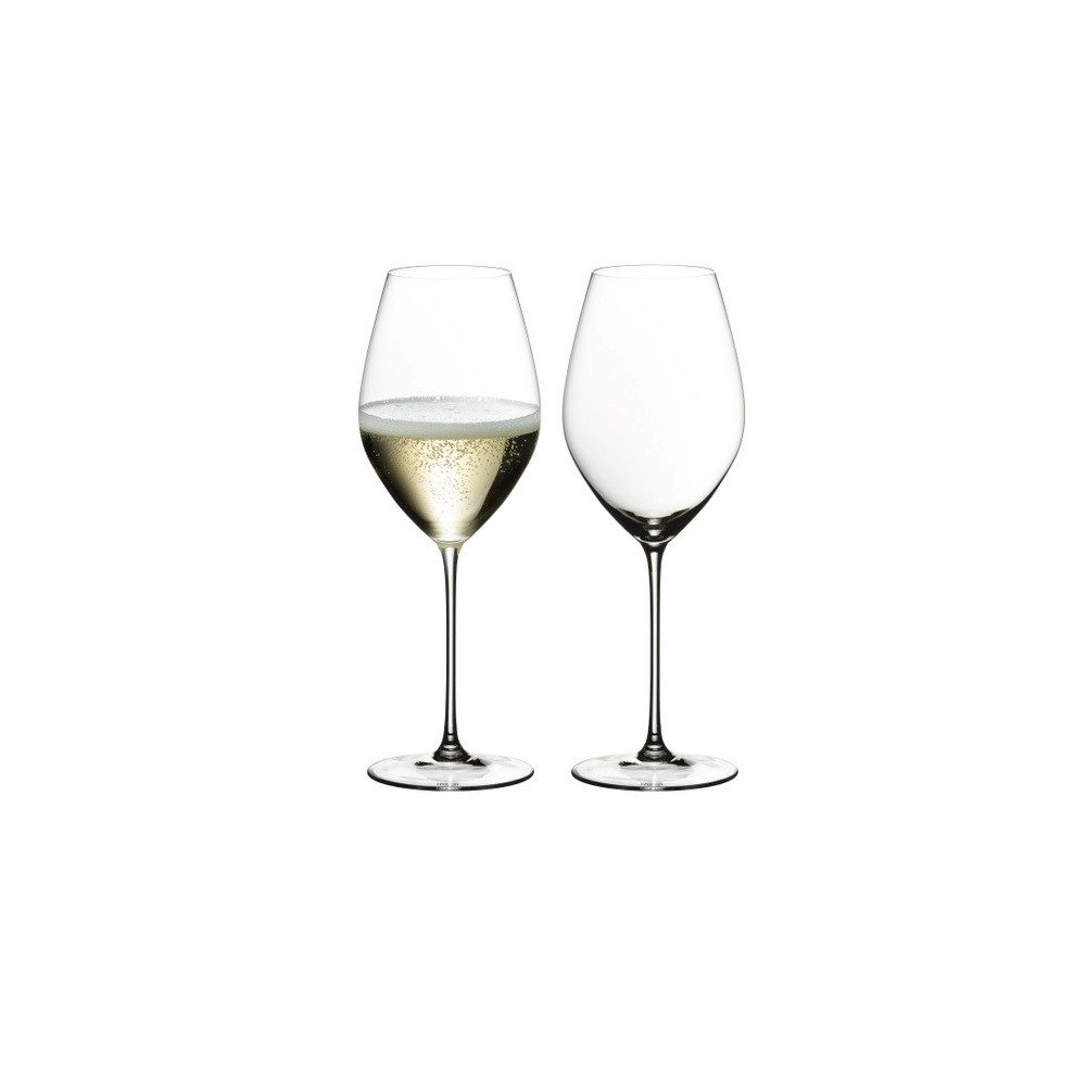 RIEDEL THE WINE GLASS COMPANY Sektglas Riedel Veritas Champagner Wine Glass 459 ml 2er Set, Kristallglas