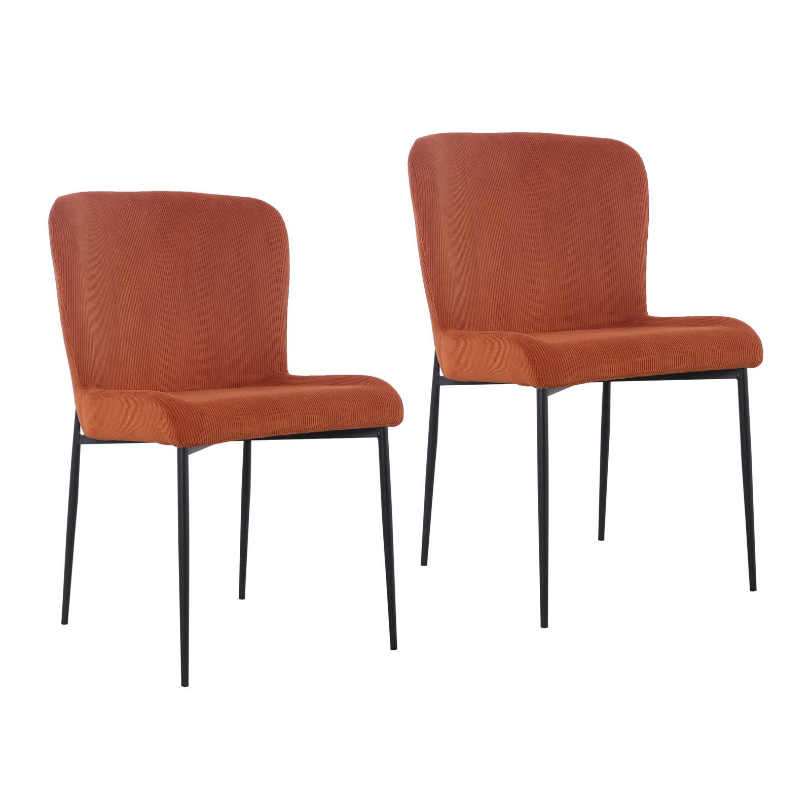SVITA Esszimmerstuhl FREDDIE (2er-Set), 2er-Set, Cordbezug, günstig online kaufen