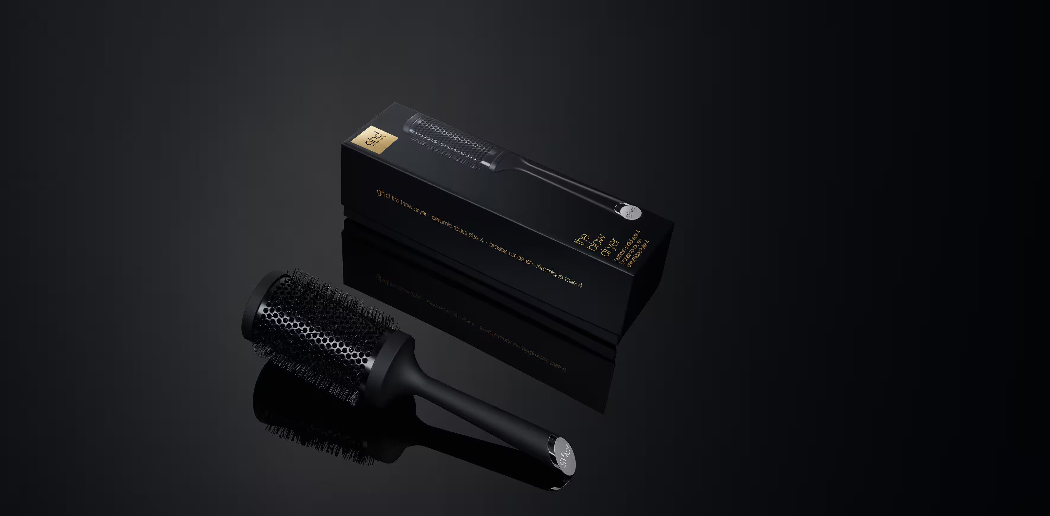GHD Stylingbürste Ghd The Blow Dryer - Rundbürste - 55mm, 1-tlg., Ihr Keramikkörper speichert die Föhnwärme