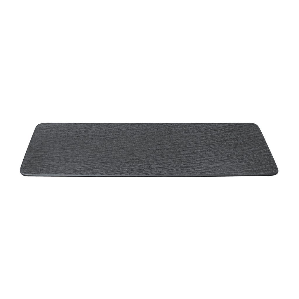 Villeroy & Boch Servierplatte (1-tlg) Rock Porzellan, Servierplatte rechteckig, Manufacture