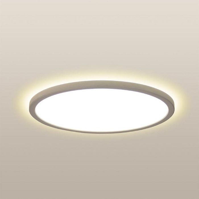 Licht-Trend Deckenleuchte LED Deckenleuchte Board 42 Direkt & Indirekt 2700K Dimmbar Weiß Warmweiß