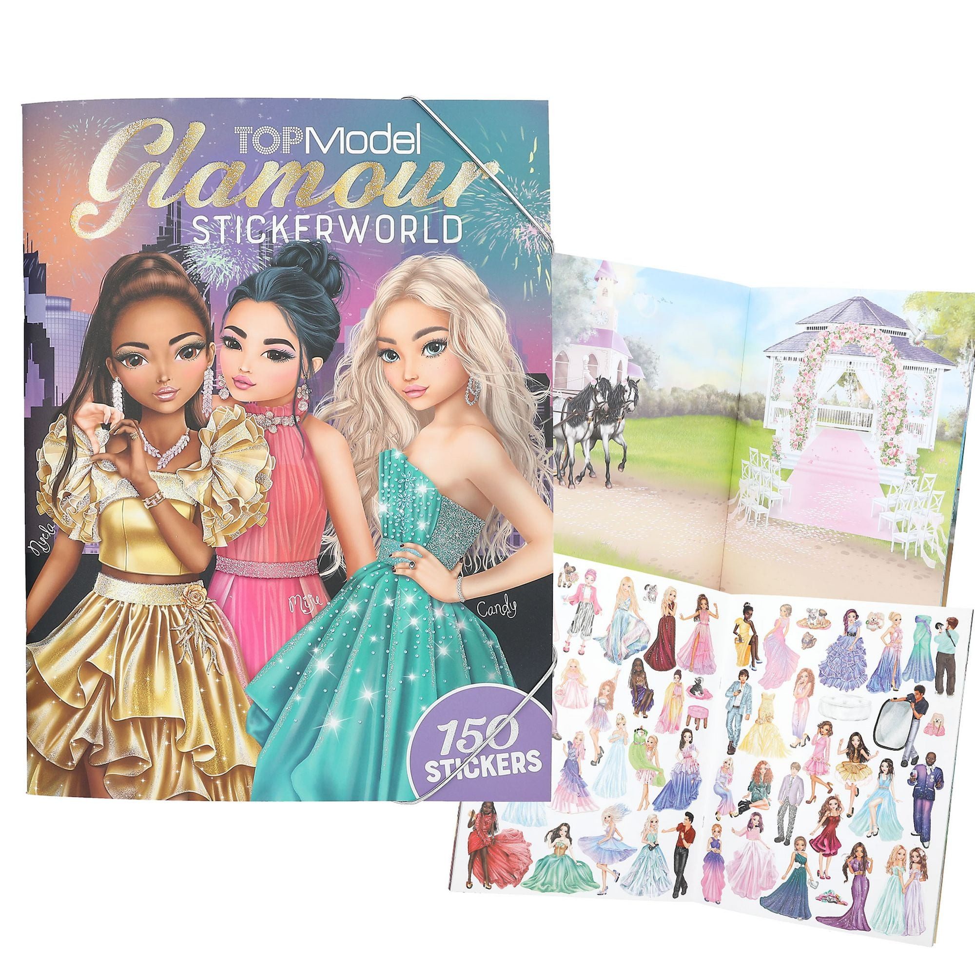 TOPModel Stickerbuch TOPModel Glamour Stickerworld
