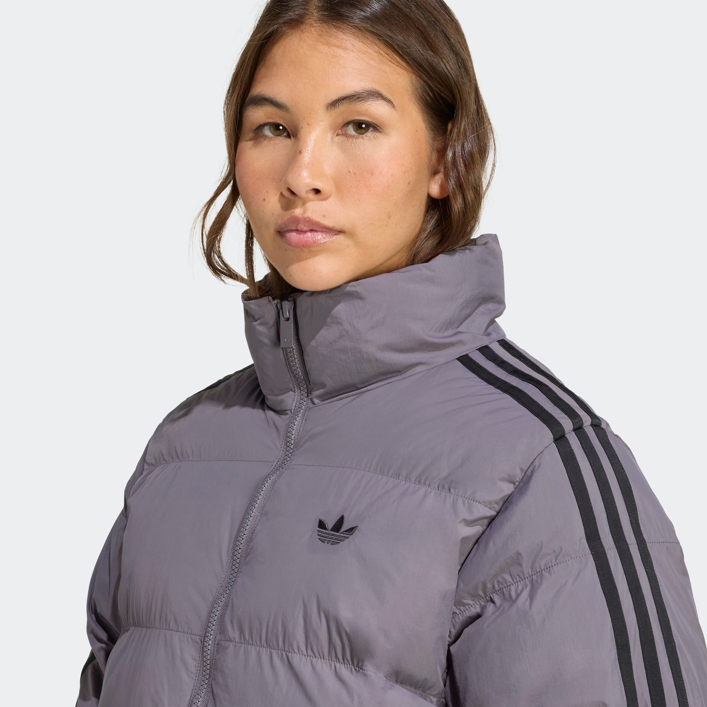 adidas Originals Winterjacke LONG PUFFER Langer Mantel aus Kunstdaunen günstig online kaufen