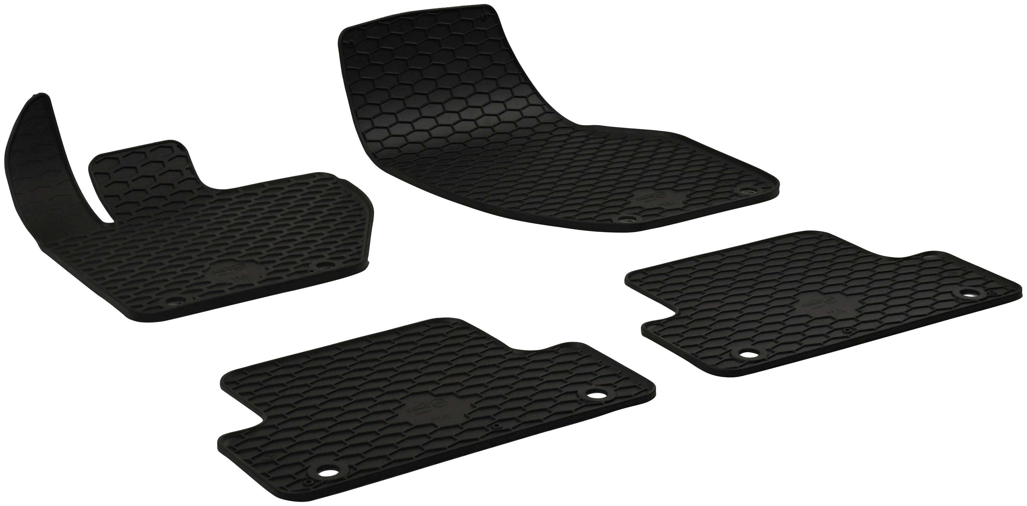 WALSER Passform-Fußmatten (4 St), für Volvo V40 T3 Cross Country Schrägheck, für Volvo V40 03/2012-Heute