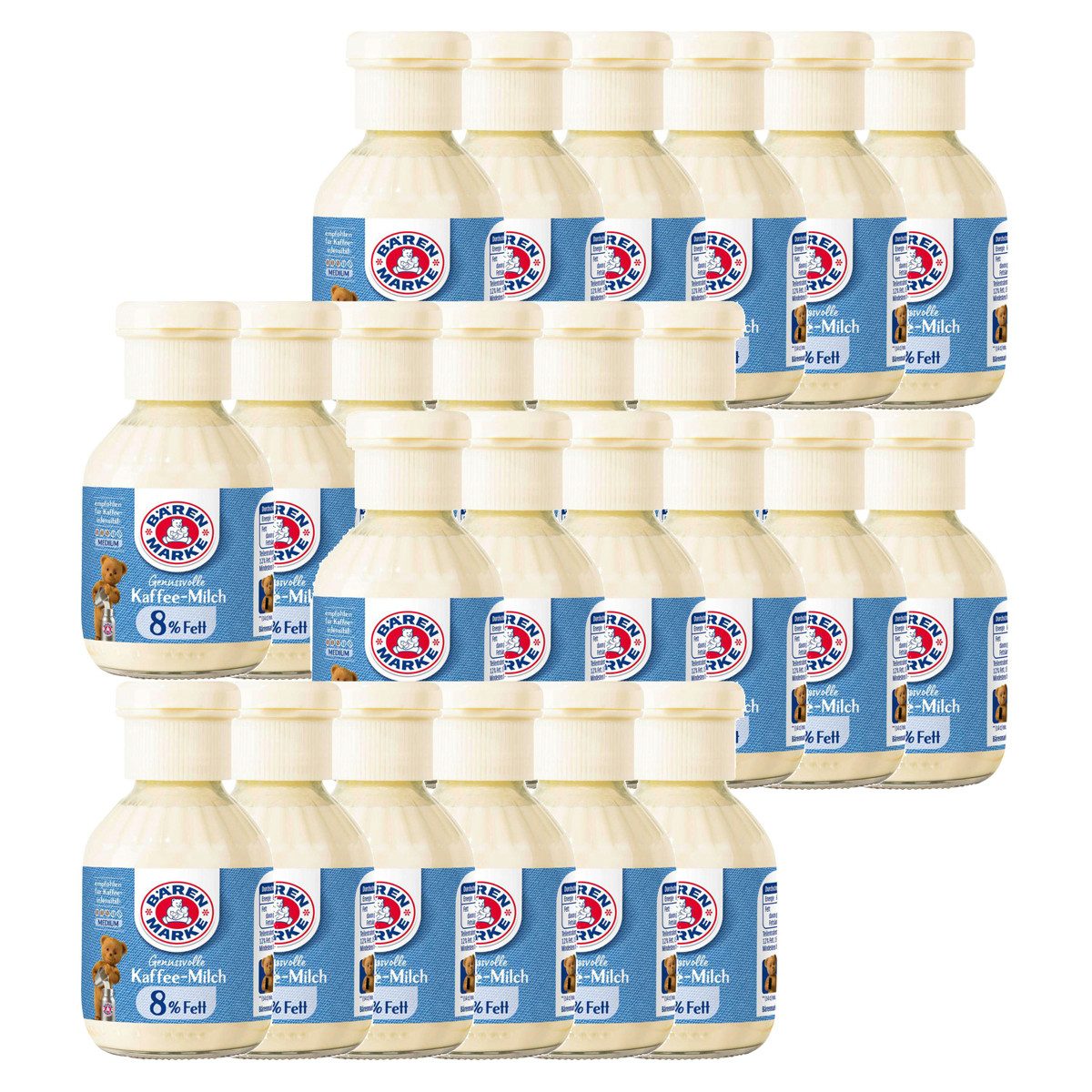BAERENMARKE Milch, Bären Marke Kaffeetraum Kondensmilch Kaffeemilch 160ml 24er Pack
