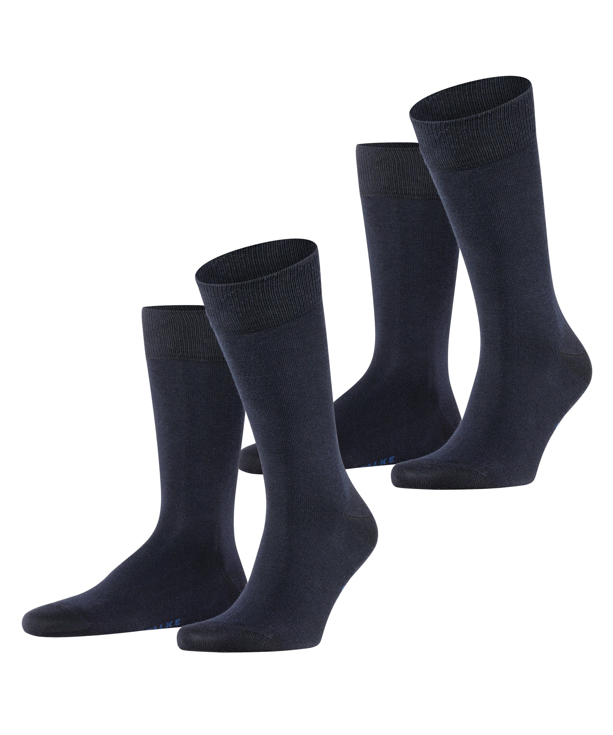 FALKE Socken Happy 2-Pack (2-Paar) dark navy (6375)