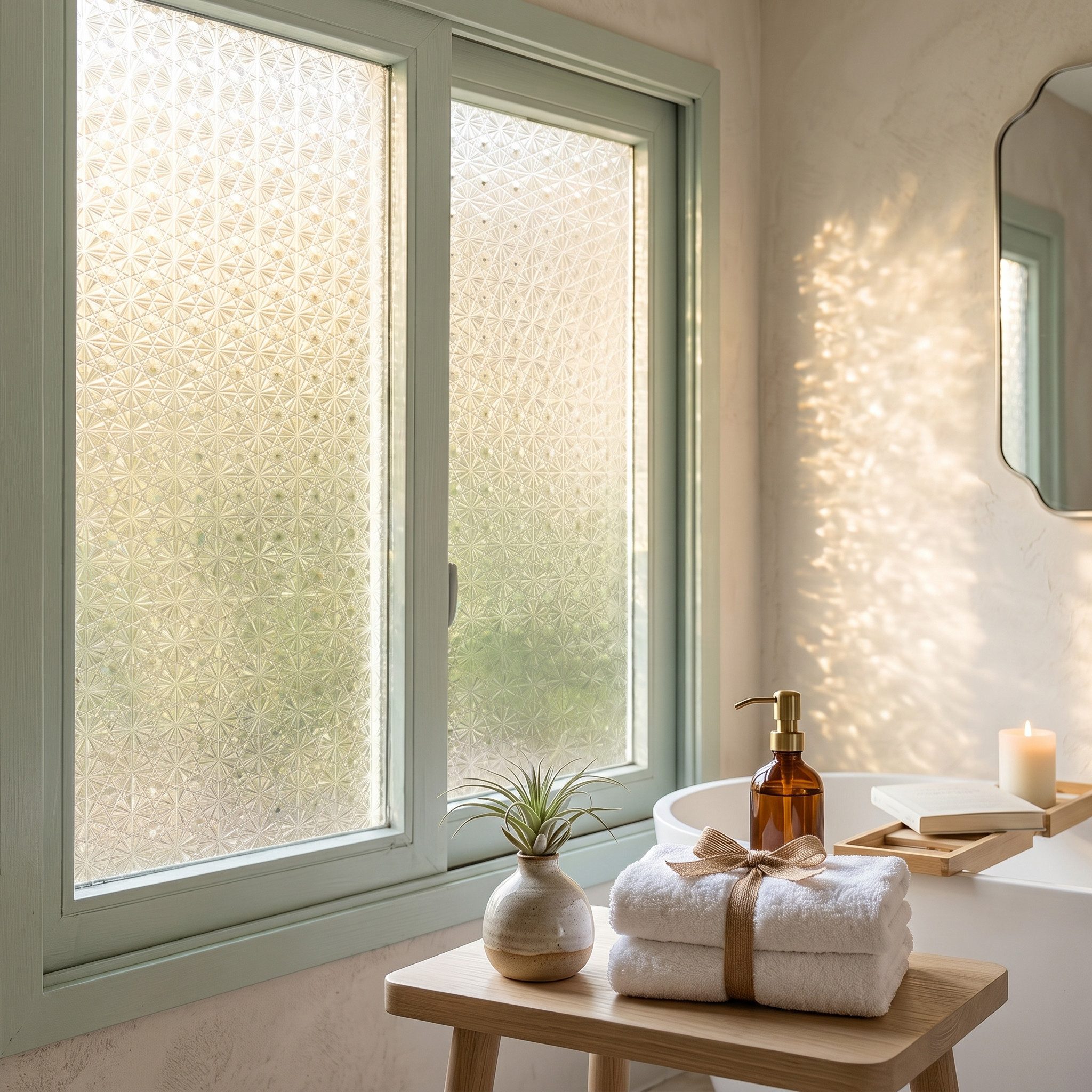 HomeBella Fensterfolie blickdicht selbsthaftend Sichtschutzfolie ohne Kleber