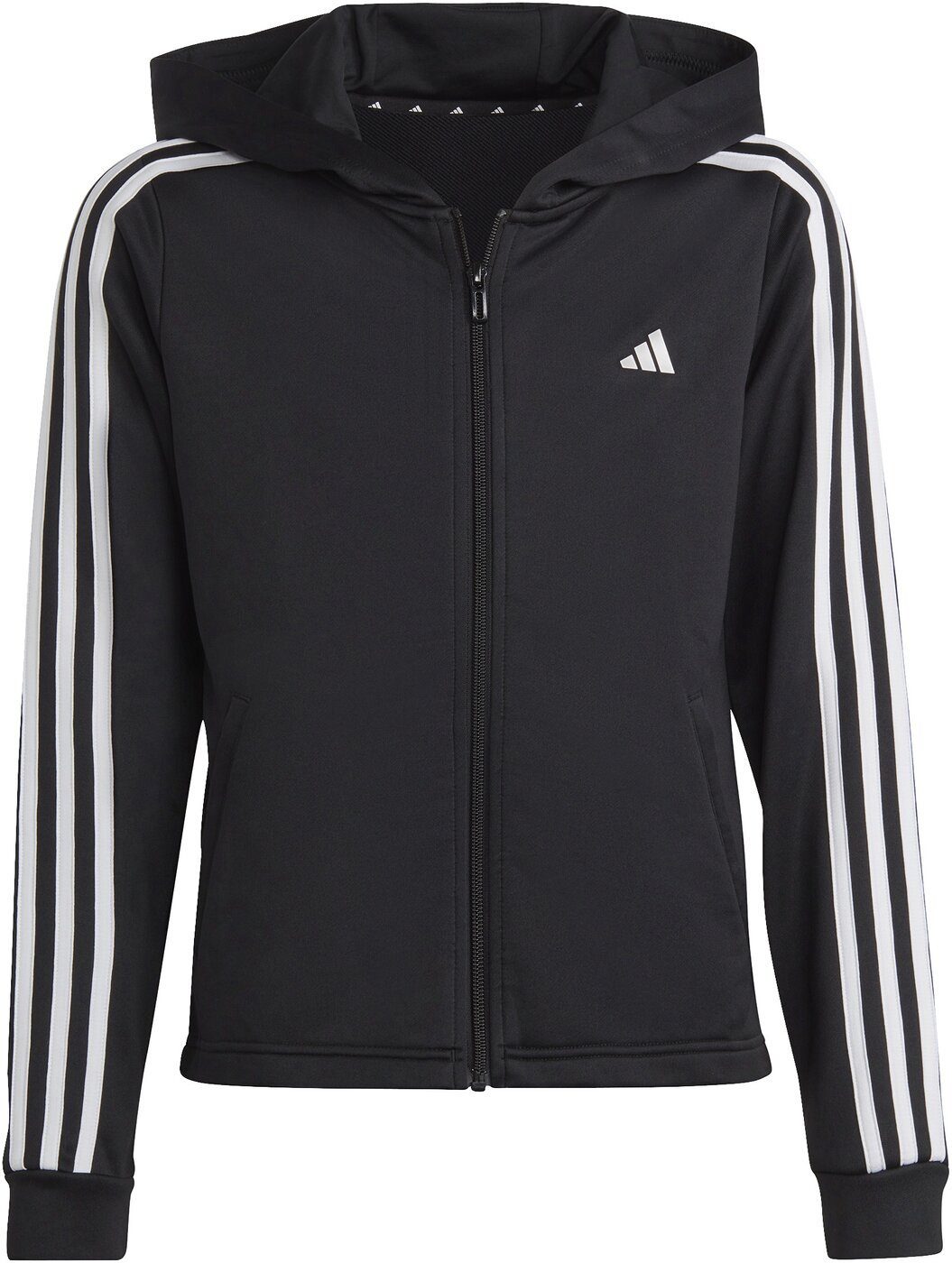 adidas Sportswear Anorak G TR-ES 3S FZH BLACK/WHITE