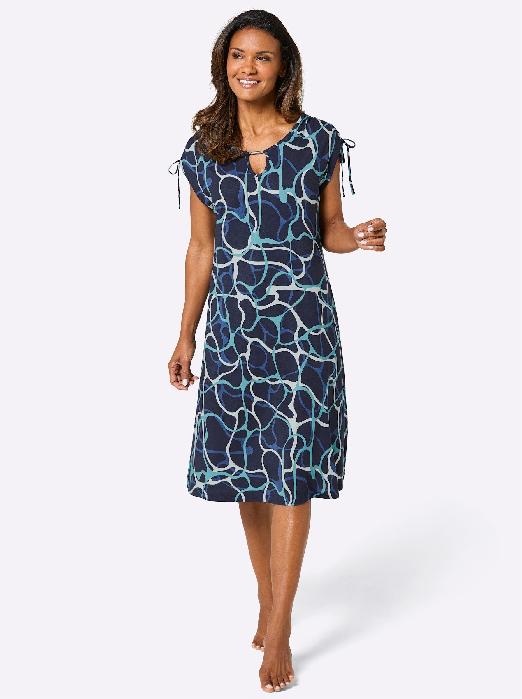 Witt Strandkleid Sommerkleid Ärmellos