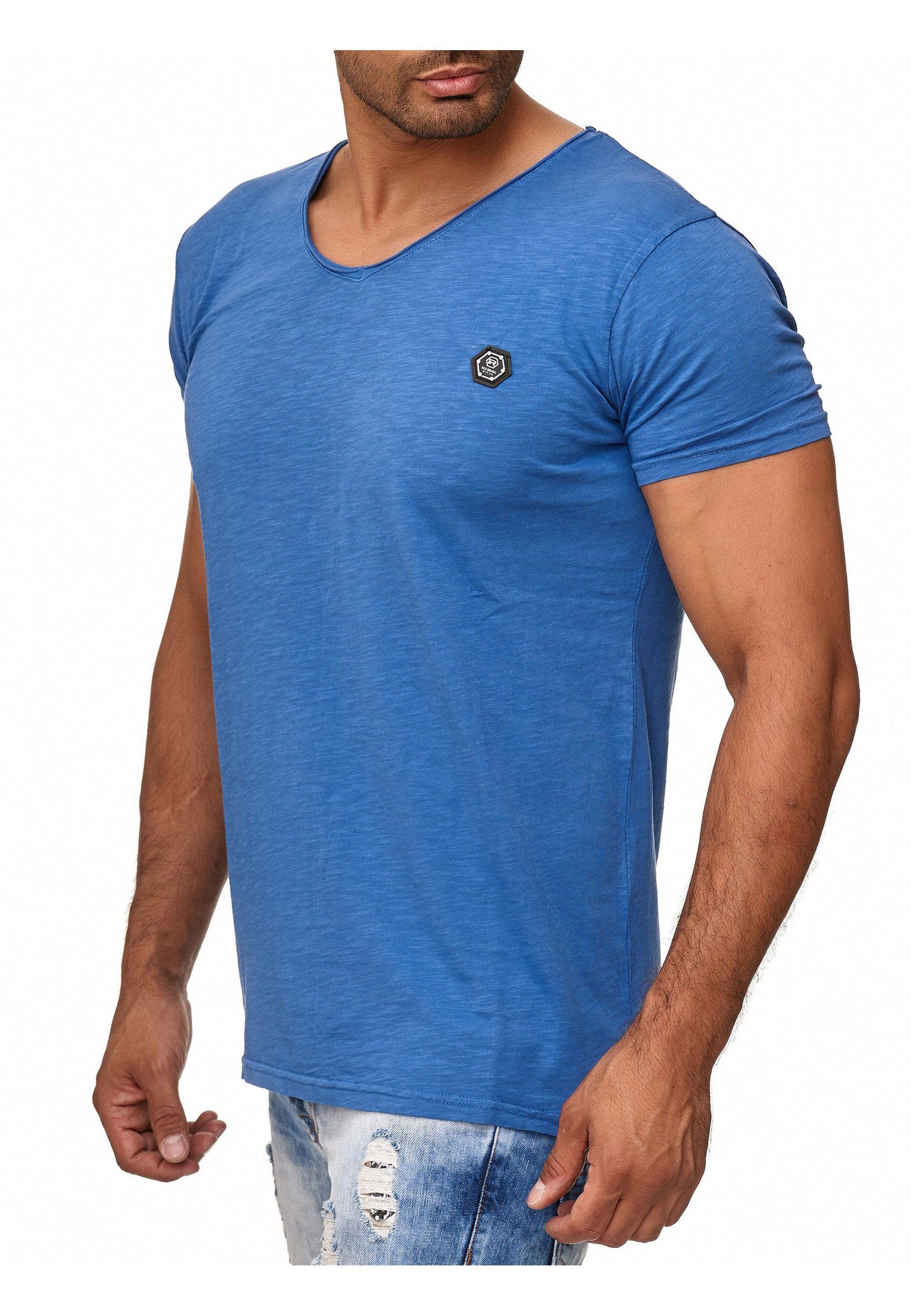RedBridge T-Shirt Houston lässigem blau in Design