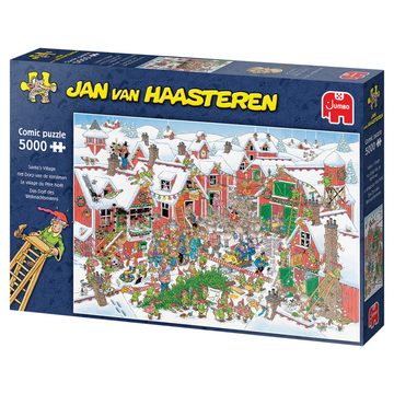 Jumbo Spiele Puzzle Jan van Haasteren Dorf des Weihnachtsmanns, 5000 Puzzleteile