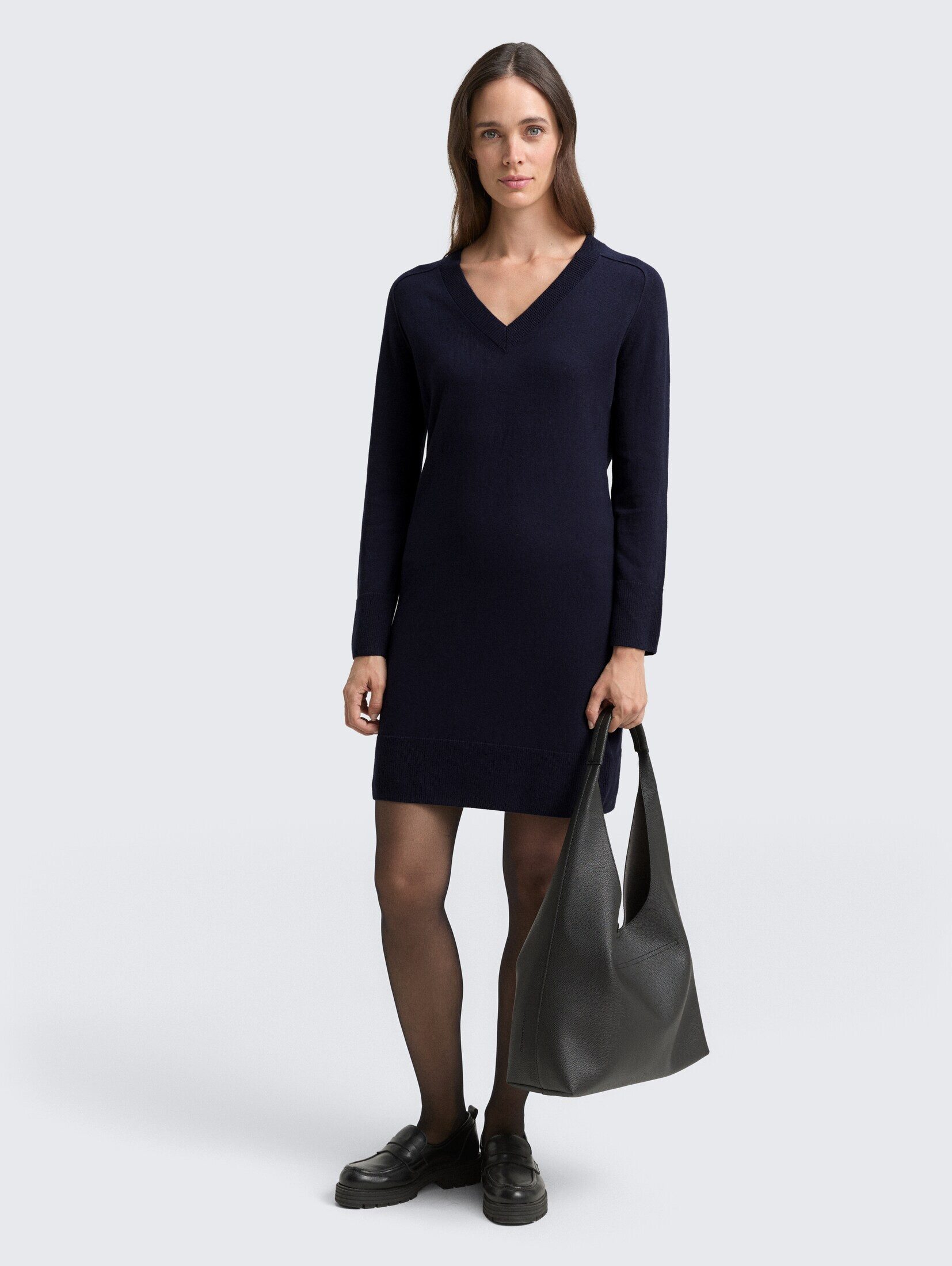TOM TAILOR Sommerkleid Kleider & Jumpsuits Strickkleid mit Kaschmir-Anteil