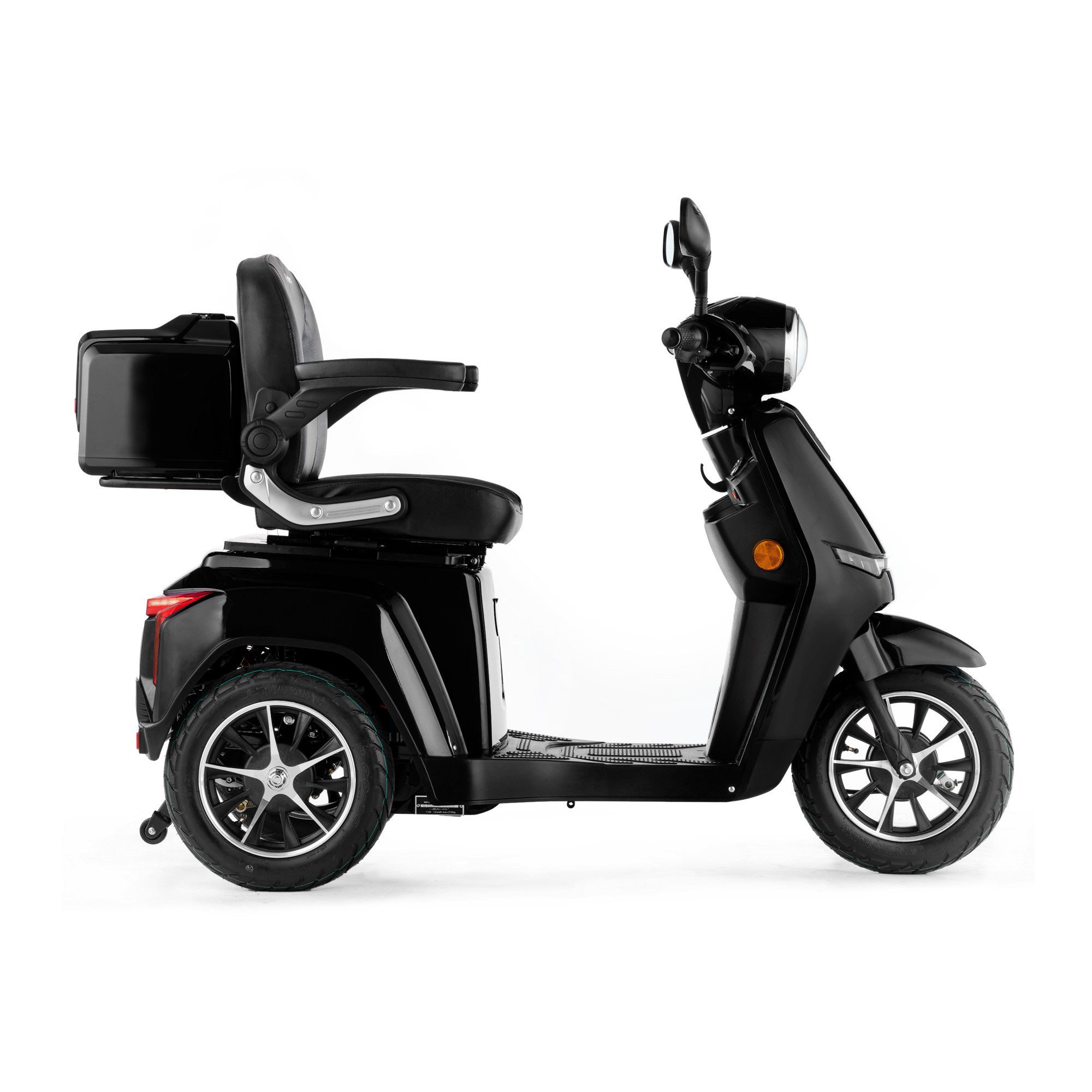 Veleco Elektromobil Veleco Turris 3- Rad Seniorenmobil - Voll-LED Beleuchtung, 800,00 W, 12,00 km/h