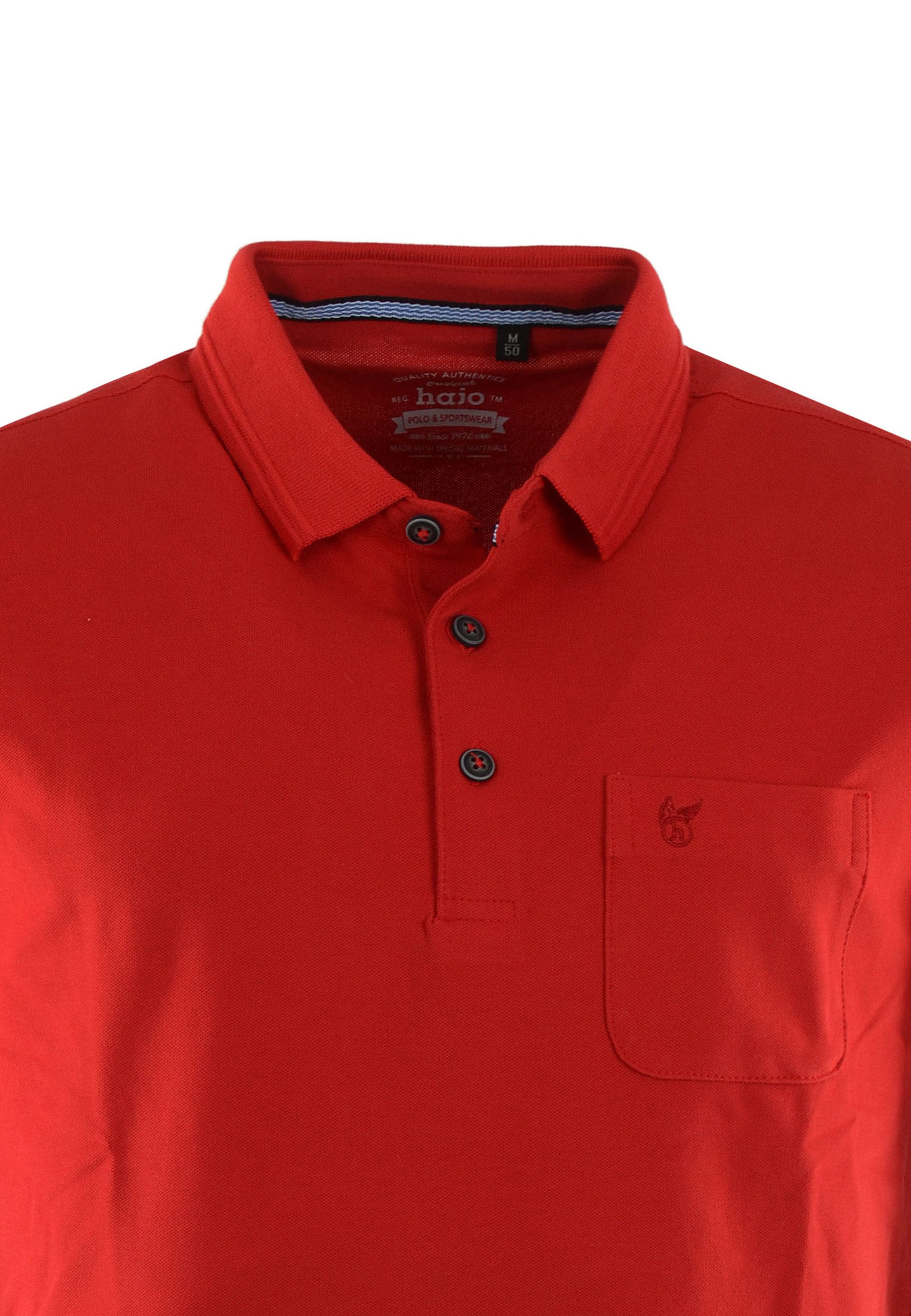 Hajo Poloshirt Pique (1-tlg) Poloshirt - Baumwolle - Atmungsaktiv - Gesäumt günstig online kaufen