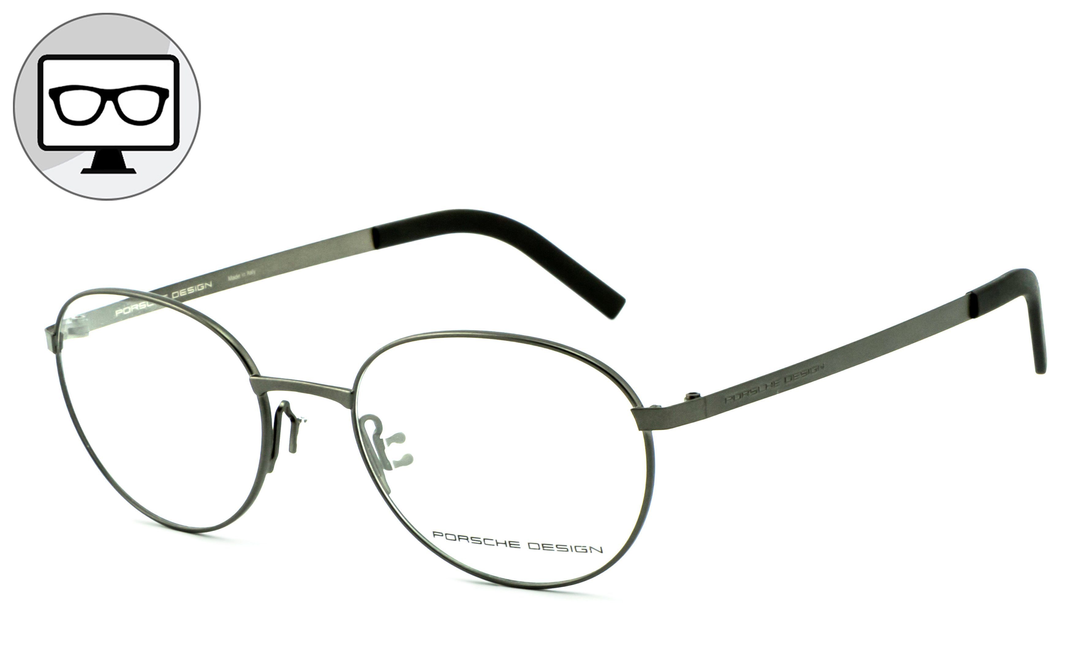 PORSCHE Design Brille Blaulichtfilter Brille, Blaulicht Brille, Bildschirmbrille, Bürobrille, Gamingbrille, ohne Sehstärke