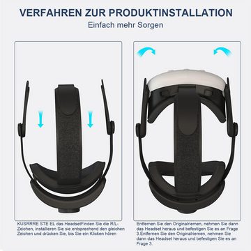 Welikera VR-Brille, 8000mAh faltbares Headset VR-Zubehör Virtual-Reality-Brille