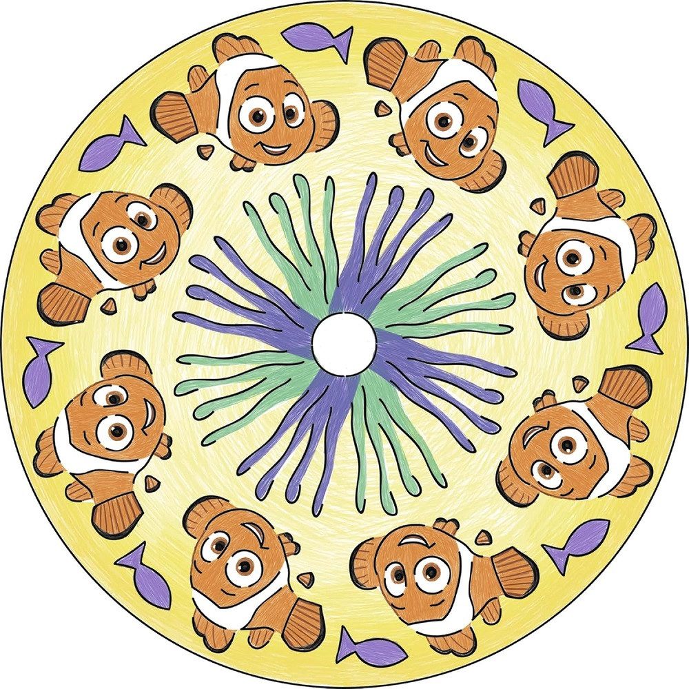 blau : Ravensburger 29821 - Finding Dory - Mandala Designer Midi