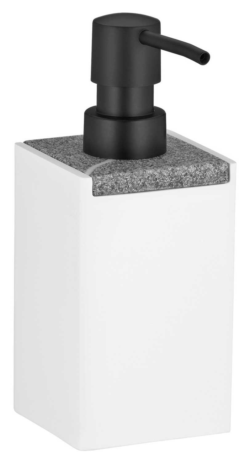 kela Дозаторы мыла CUBE, Weiß, Grau, Kunststoff, H 18 cm, (1-tlg)
