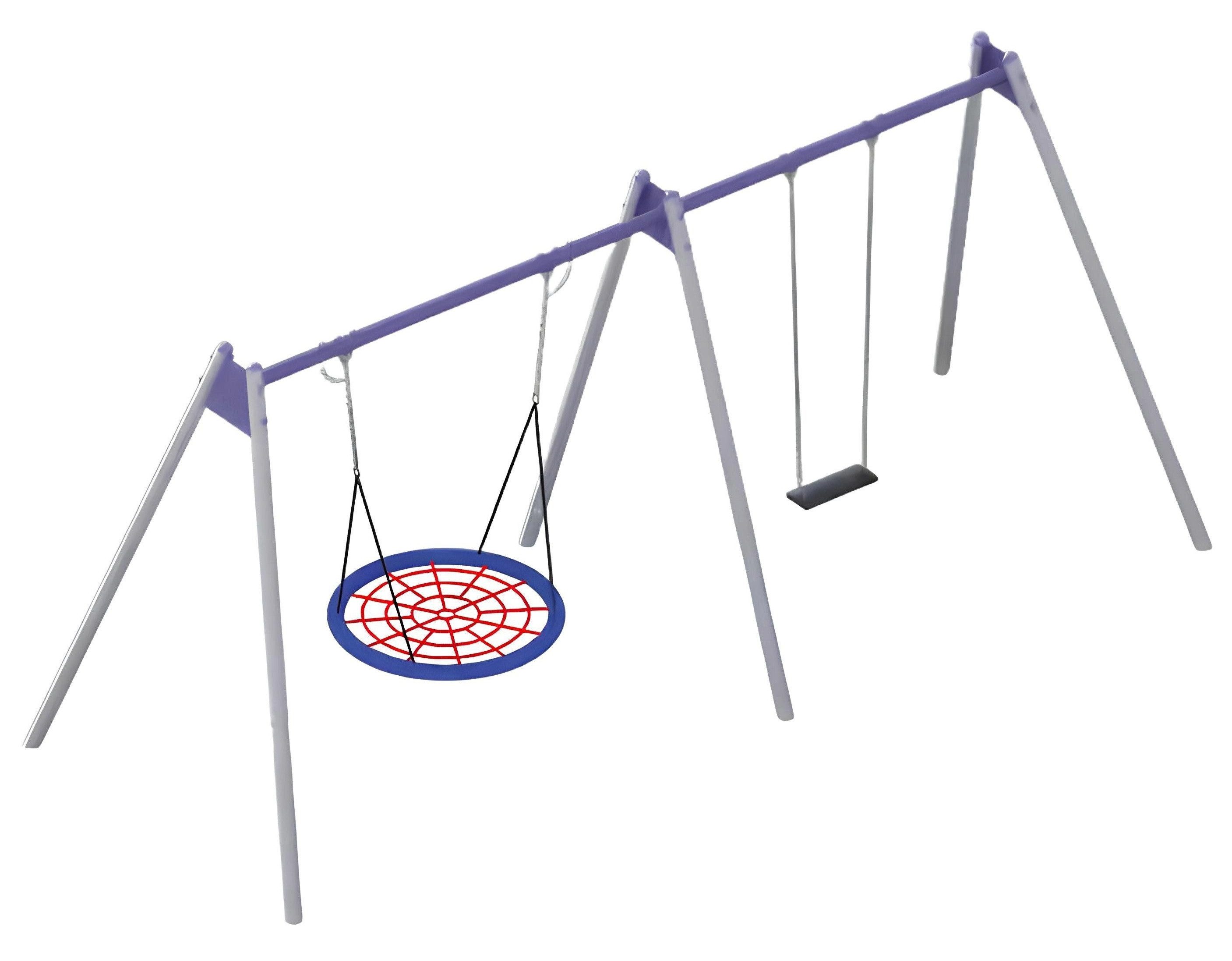 JVmoebel Doppelschaukel Schaukelplatz Kinderschaukel Nestschaukel aus robustem Material, Made in Europa