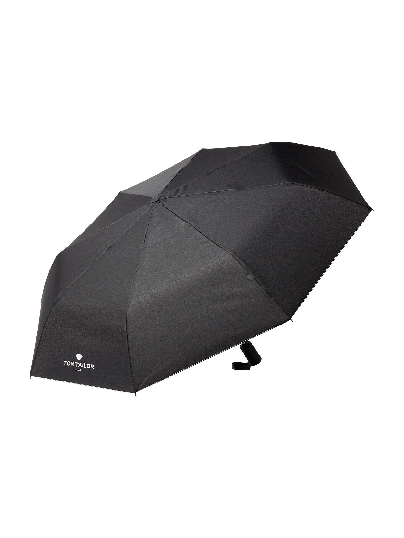 TOM TAILOR Taschenregenschirm Regenschirm Automatik black Kleiner