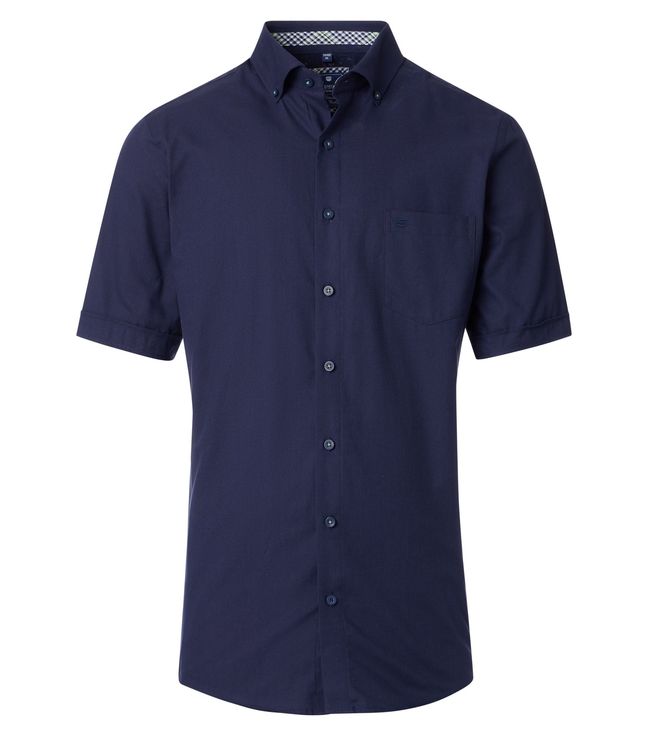 Redmond Kurzarmhemd uni Modern Fit günstig online kaufen