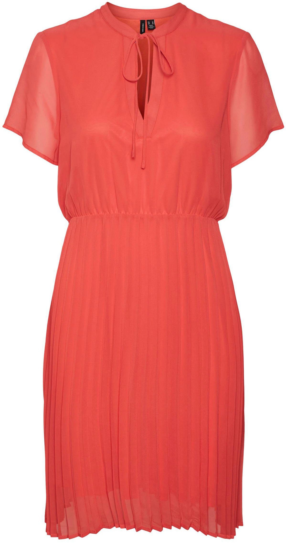 Vero Moda Plisseekleid VMUNNI S/S ABK DRESS WVN BTQ