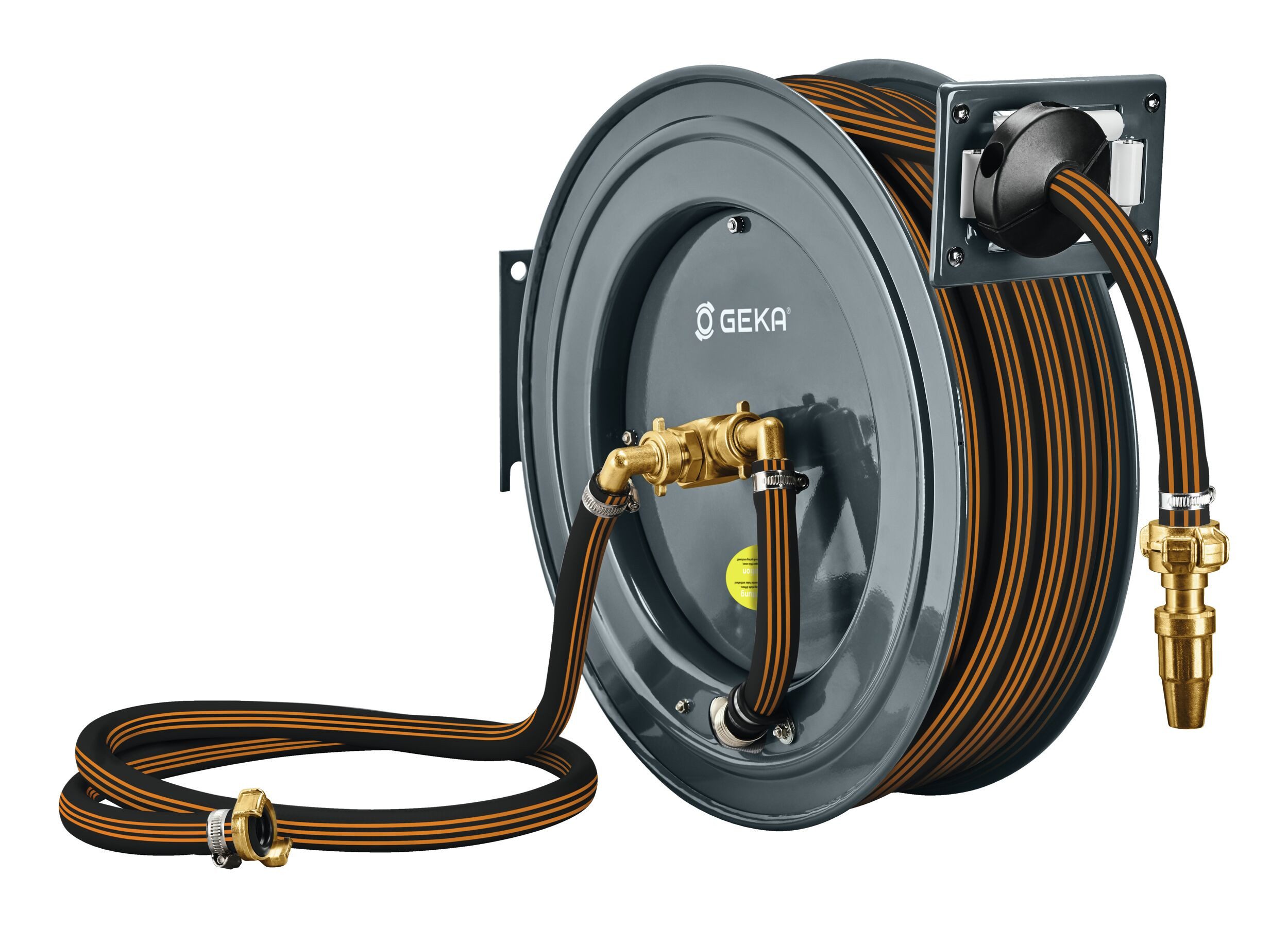 GEKA Schlauchaufroller, Plus Schlauchaufroller, PA20GSK, inkl 15m-EPDM-Schlauch EURO TRIX 3/4"