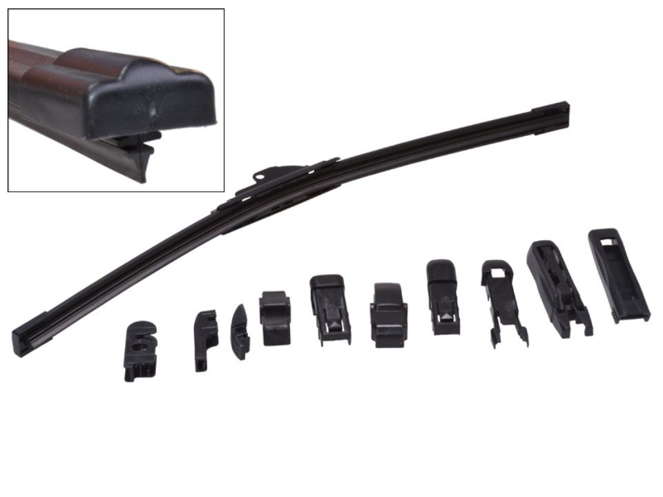 Filmer Scheibenwischblätter Filmer Scheibenwischer Wischblatt Flachbalkenwischer 40 cm 16272, (1-St)