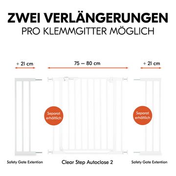 Hauck Verlängerung für Türschutzgitter Extension, 21 cm, White