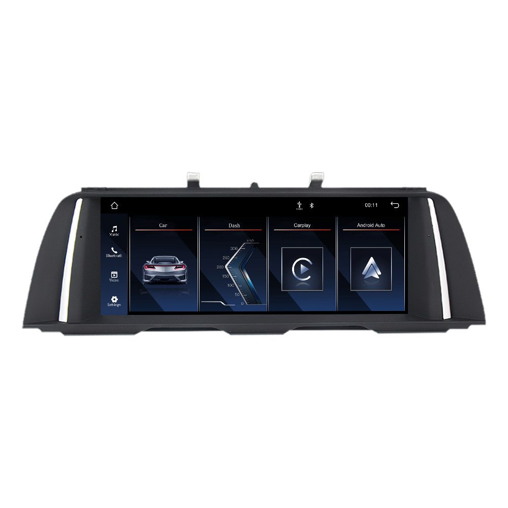 GABITECH Für BMW F10 F11 NBT 10.2" Touchscreen Android GPS Carplay Display Einbau-Navigationsgerät (Wireless Carplay und Android Auto, Linux System)