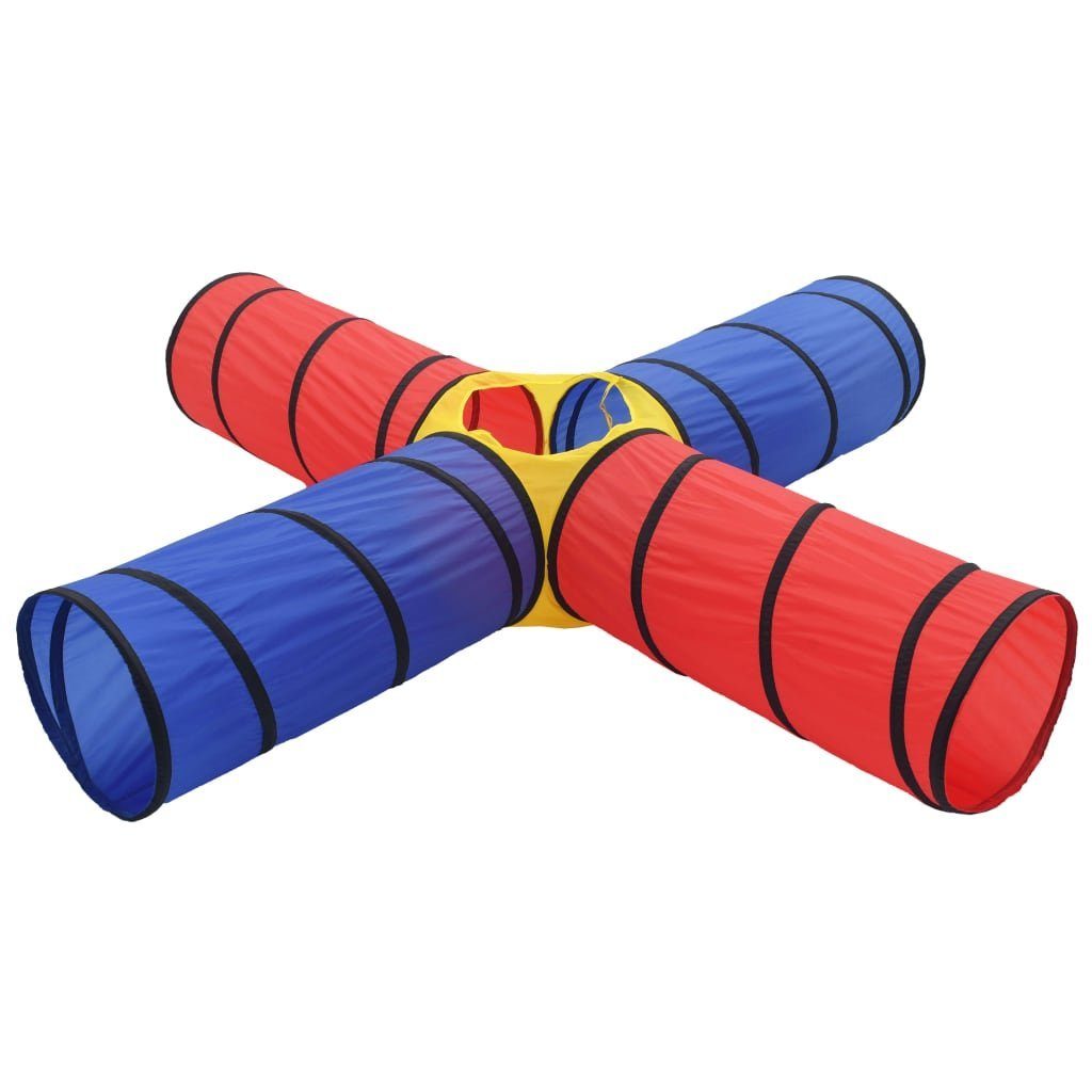 vidaXL Spielzelt Spieltunnel mit 250 Mehrfarbig Bällen