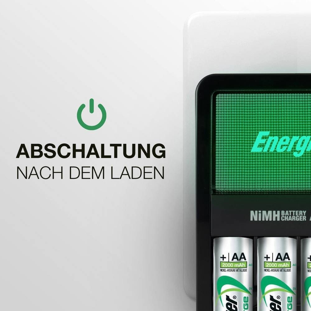 Energizer Rundzellen-Ladegerät Rundzellen-Lader (Timer-Abschaltung)