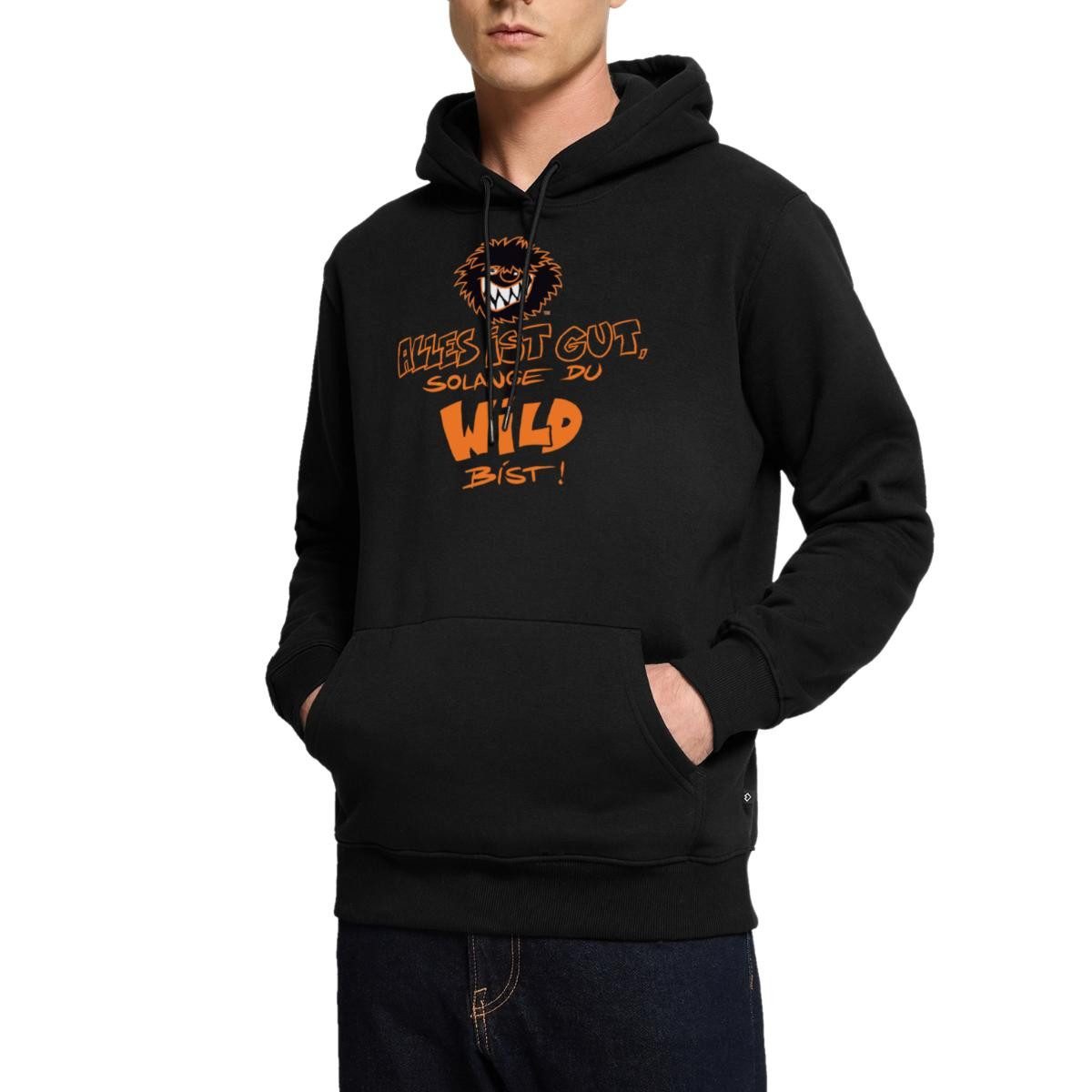 Spreadshirt Hoodie Die Wilden Kerle Spruch Motto mit Logo Männer Premium Hoodie (1-tlg)