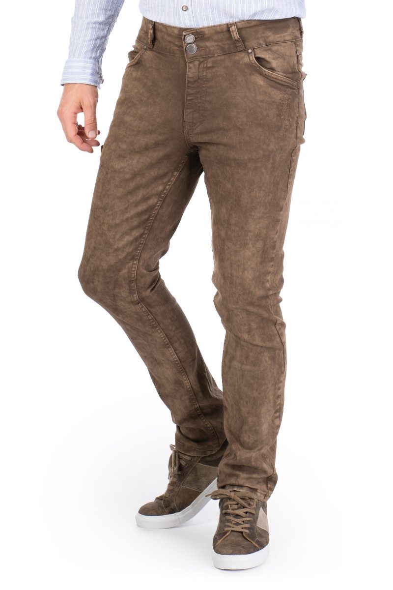 Hangowear Trachtenjeans Trachtenjeans Herren - HECTOR LANG - schlamm