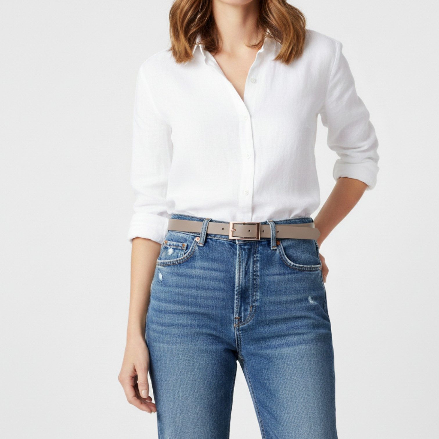 FRONHOFER Ledergürtel 19165 (1-St) 2,5 cm, Rindsleder, modisch, kombinierba günstig online kaufen