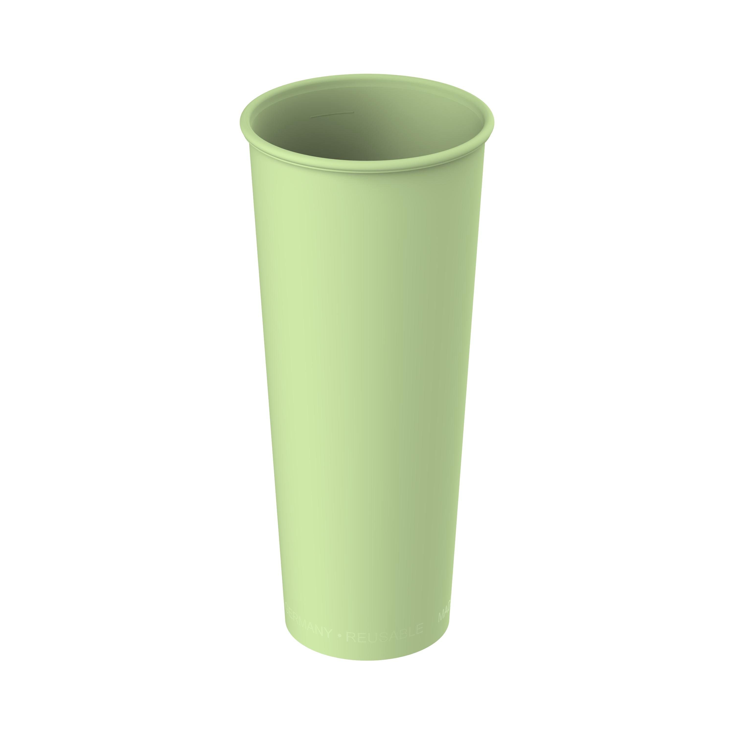elasto Becher to Go 500 ml Trinkbecher BPA-frei Mehrwegbecher für unterwegs, Made in Germany, Spülmaschinengeeignet, 100% recylebar, Becher