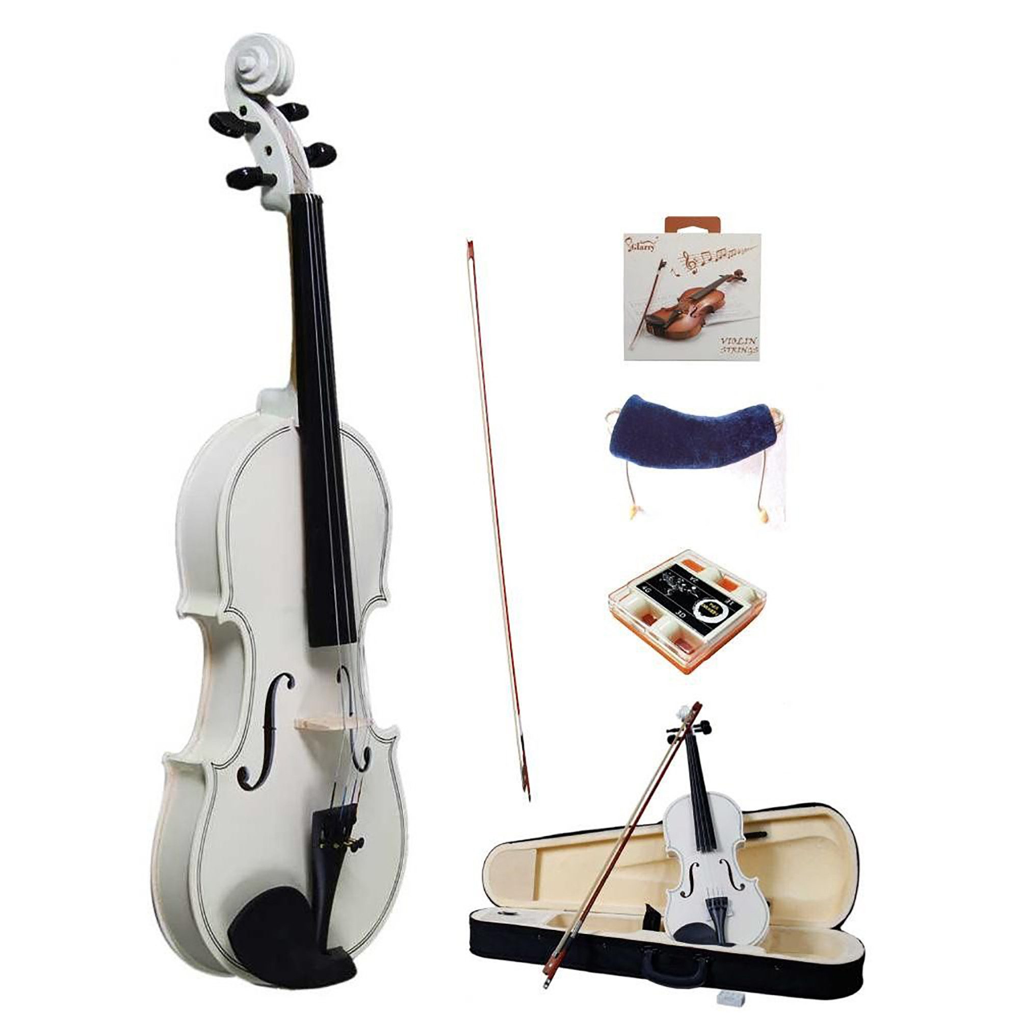 Violine Naturfärbiger Akustik-Violin-Set GV100 für Anfänger und Jugendliche