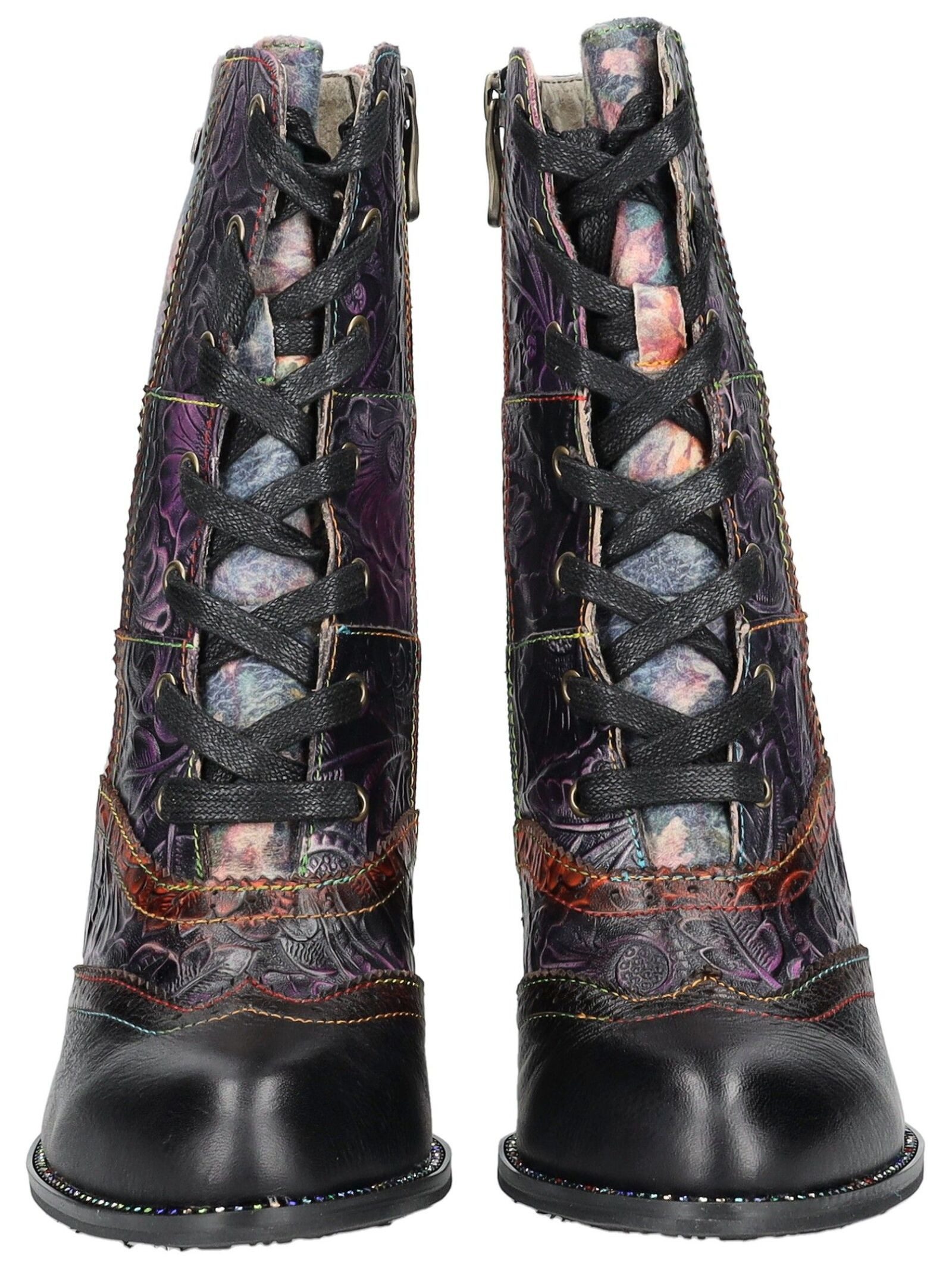 LAURA VITA LAURA VITA Stiefelette Leder/Textil High-Heel-Stiefelette