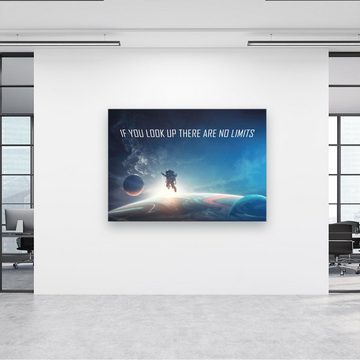 ArtMind XXL-Wandbild LOOK UP - SPACE, Premium Wandbilder als Poster & gerahmte Leinwand in 4 Größen, Wall Art, Bild, moderne Kunst