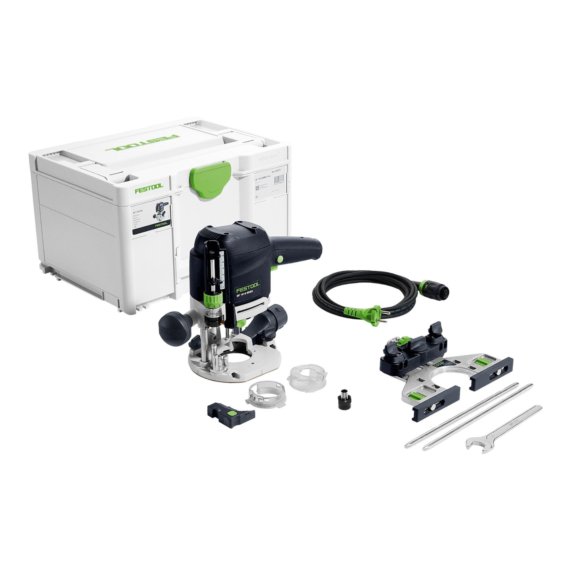 FESTOOL Oberfräse OF 1010 REBQ-Plus Oberfräse 1010 W 55 mm Hub + Systainer (578005)