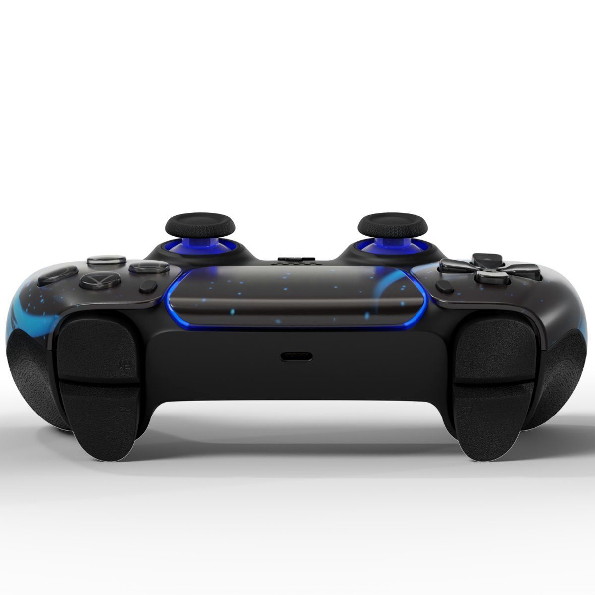 Luxcontroller Custom Design Controller PlayStation 2 mit Paddle (LED Tasten) Beleuchtung, zusätzlichen 5-Controller